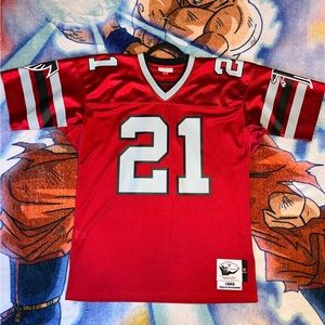 Mitchell & Ness Authentic Deion Sanders Falcons Rookie Jersey